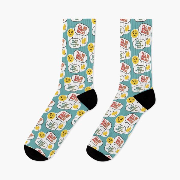 Item preview, I'll Be Right Back! Nah, Just Kidding. | Funny Bookish Saying designed and sold by LibrarianLauren.