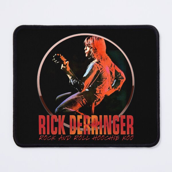 Item preview, Rick Derringer designed and sold by Lonesome Dog Art.