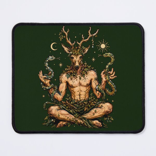Item preview, Lord of the Woods Horned Forest Spirit designed and sold by Neely Stewart.
