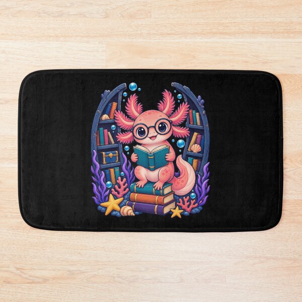 Item preview, Readsolotl Axolotl Book Lover Underwater Library  designed and sold by CG Studio.