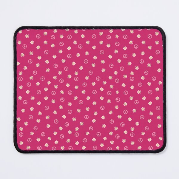 Item preview, Daisies and Peace Signs - V2 Pink designed and sold by BNikiDesigns.