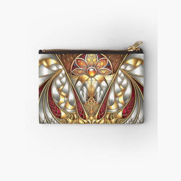 Item preview, Abstract Fractal Encased in Leather, Silver, and Gold designed and sold by Frackxion.