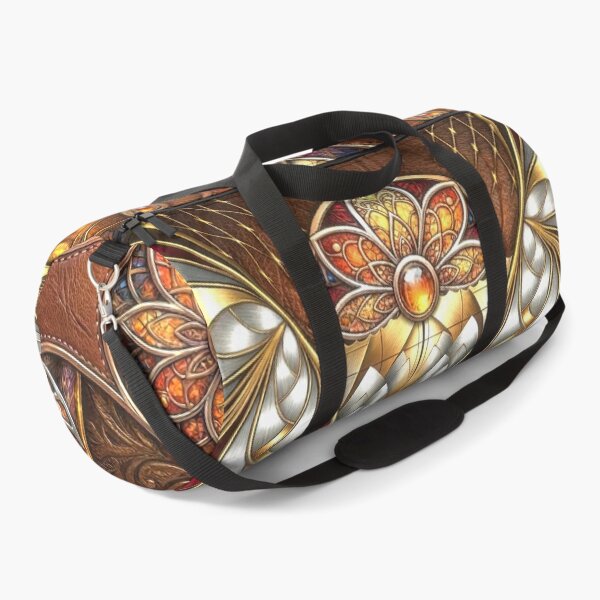 Item preview, Abstract Fractal Encased in Leather, Silver, and Gold designed and sold by Frackxion.