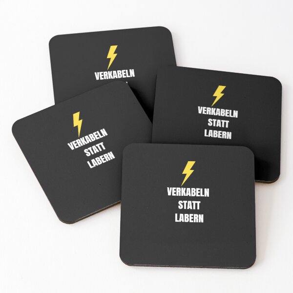 Item preview, Wiring instead of talking – Electrician Blitz designed and sold by BlitzWerkDesigns.