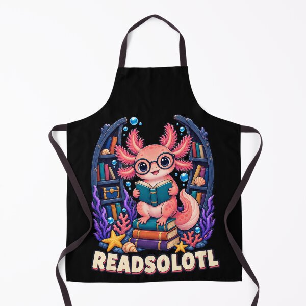 Item preview, Readsolotl Axolotl Book Lover Underwater Library designed and sold by CG Studio.