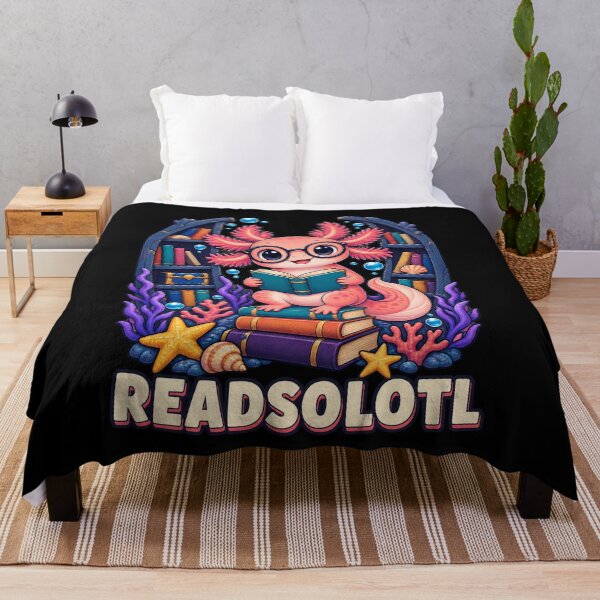 Item preview, Readsolotl Axolotl Book Lover Underwater Library designed and sold by CG Studio.
