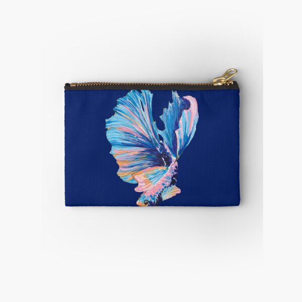 Item preview,  Cotton Candy Fish on blue designed and sold by Amanda Adela Art.
