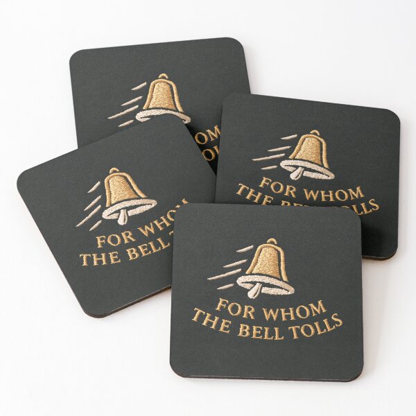 Item preview, For Whom the Bell Tolls Embroidered Graphic designed and sold by OnceWithin.