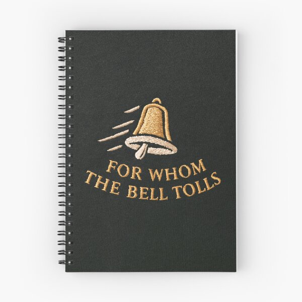 Item preview, For Whom the Bell Tolls Embroidered Graphic designed and sold by OnceWithin.