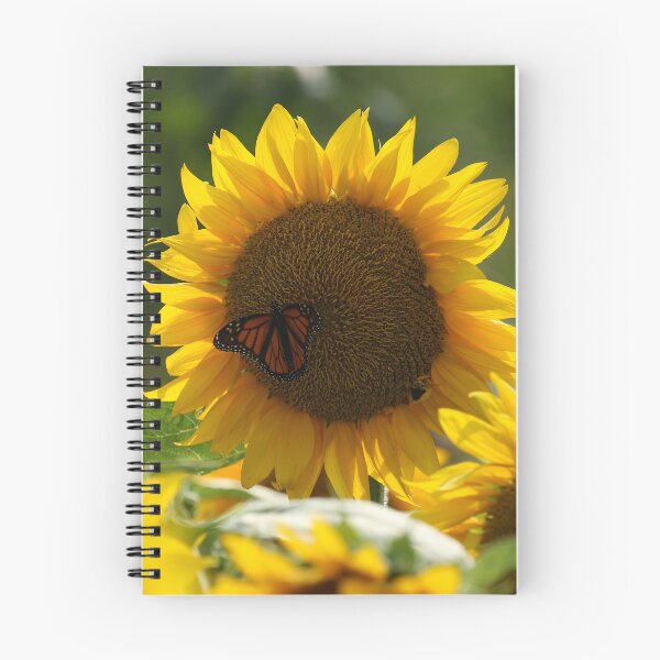 Item preview, Monarch Morning on the Sunflowers designed and sold by locustgirl.
