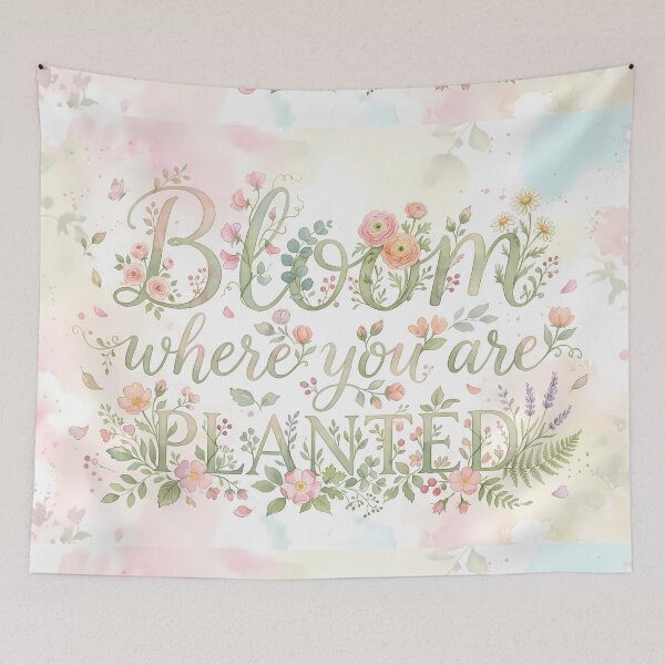 Item preview, Bloom Where You Are Planted designed and sold by ART ATTACK ZONE.