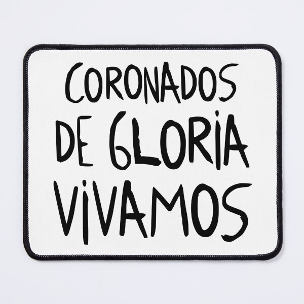 Item preview, Coronados De Gloria Vivamos - World 2026 Typography Tribute (Black) designed and sold by frikybomb.