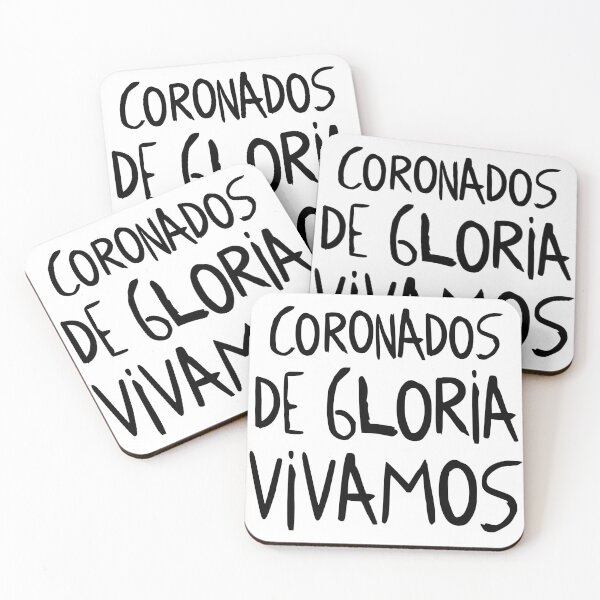 Item preview, Coronados De Gloria Vivamos - World 2026 Typography Tribute (Black) designed and sold by frikybomb.