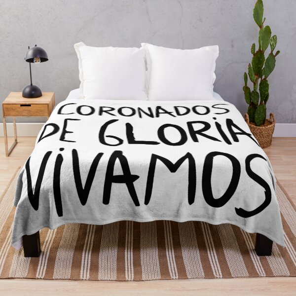 Item preview, Coronados De Gloria Vivamos - Tributo a la tipografía mundial 2026 (negro) designed and sold by frikybomb.