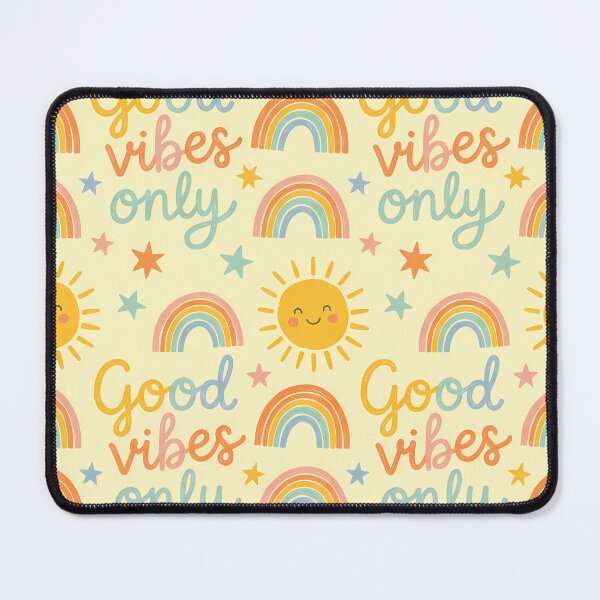 Item preview, Good Vibes Only Sun Rainbow Colors designed and sold by ART ATTACK ZONE.