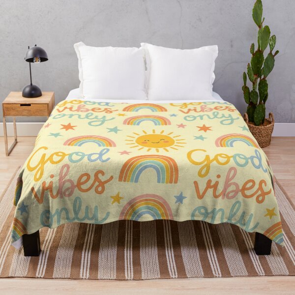 Item preview, Good Vibes Only Sun Rainbow Colors designed and sold by ART ATTACK ZONE.