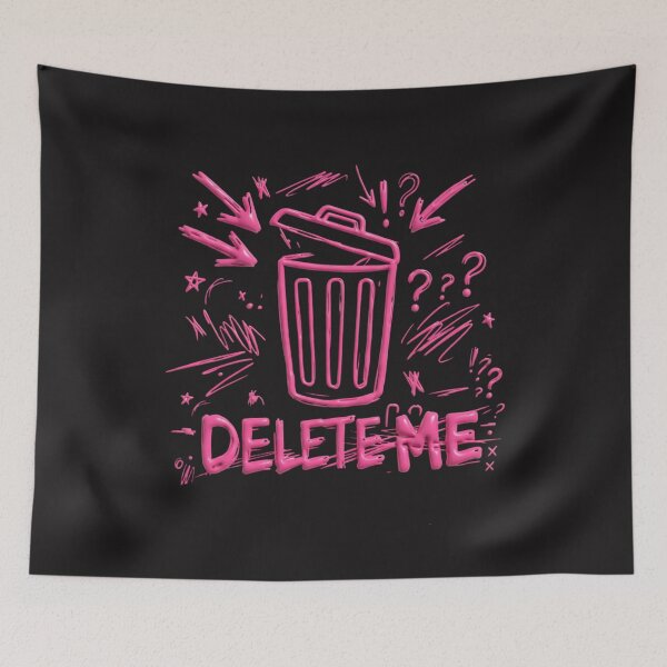Item preview, DELETE ME Edgy Y2K Grunge Aesthetic designed and sold by FatmaAhmed90.