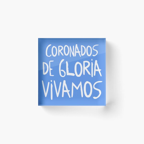 Item preview, Coronados De Gloria Vivamos - World 2026 Typography Tribute (White) designed and sold by frikybomb.