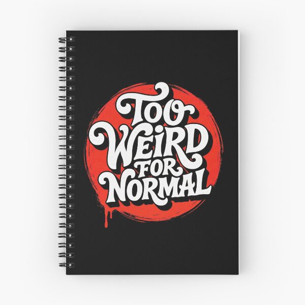 Item preview, Too Weird for Normal Bold Alternative Typography designed and sold by TripleFour444.