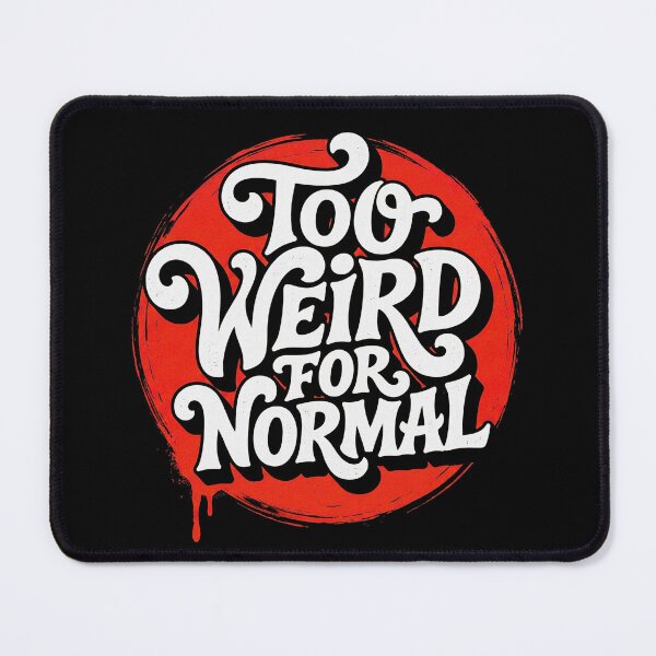 Item preview, Too Weird for Normal Bold Alternative Typography designed and sold by TripleFour444.