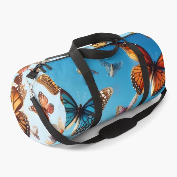 Item preview, Butterflies flying against a blue sky. designed and sold by MyHappyArtShop.