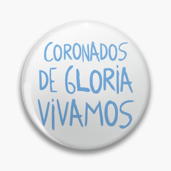 Item preview, Coronados De Gloria Vivamos - World 2026 Typography Tribute (Blue) designed and sold by frikybomb.