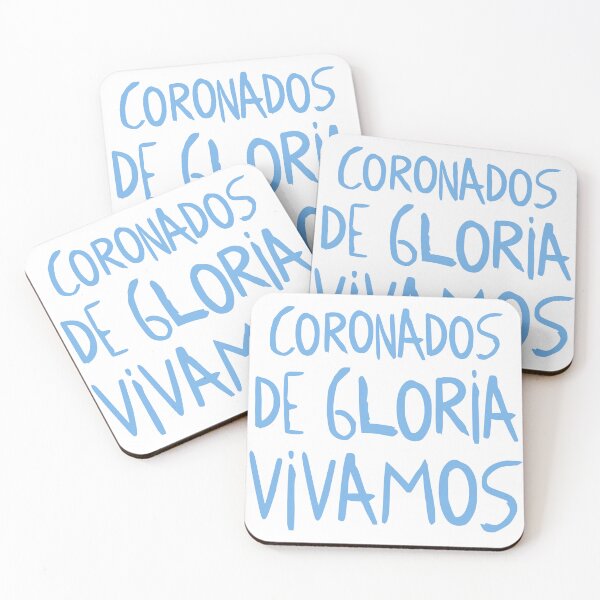 Item preview, Coronados De Gloria Vivamos - World 2026 Typography Tribute (Blue) designed and sold by frikybomb.
