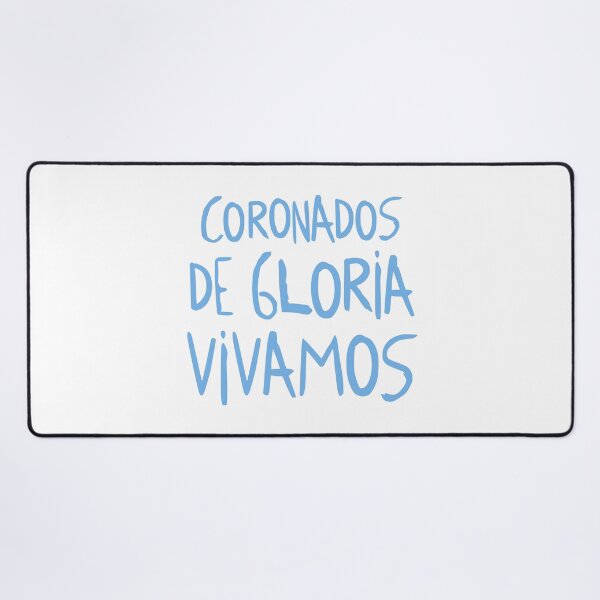 Item preview, Coronados De Gloria Vivamos - World 2026 Typography Tribute (Blue) designed and sold by frikybomb.