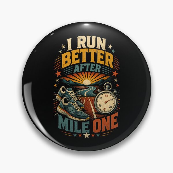 Item preview, I Run Better After Mile One Vintage Running designed and sold by Gustavo Navarro.