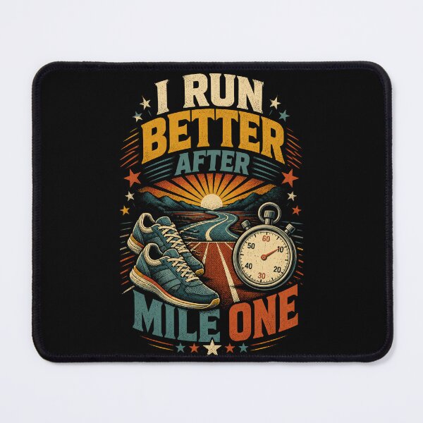 Item preview, I Run Better After Mile One Vintage Running designed and sold by Gustavo Navarro.