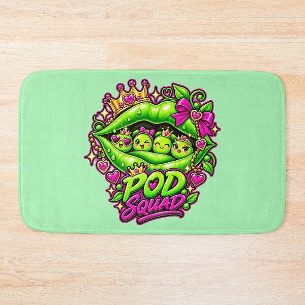 Item preview, Royal Pod Squad - Neon Pop Art Peas designed and sold by Human Error Goods.