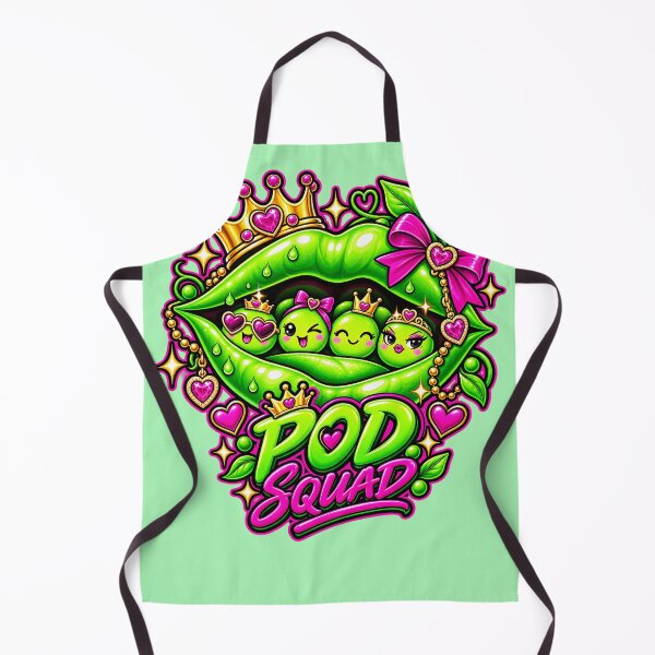 Item preview, Royal Pod Squad - Neon Pop Art Peas designed and sold by Human Error Goods.
