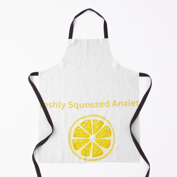 Item preview, Freshly Squeezed Anxiety Cute Lemon Aesthetic Art designed and sold by ArtbyAlinaa.