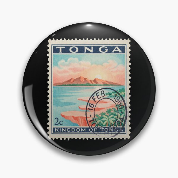 Item preview, Tonga Pacific Coral Reef Royal Island Stamp Sticker designed and sold by stickercuffs.