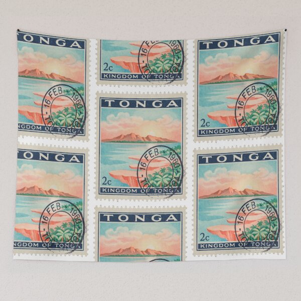Item preview, Tonga Pacific Coral Reef Royal Island Stamp Sticker designed and sold by stickercuffs.