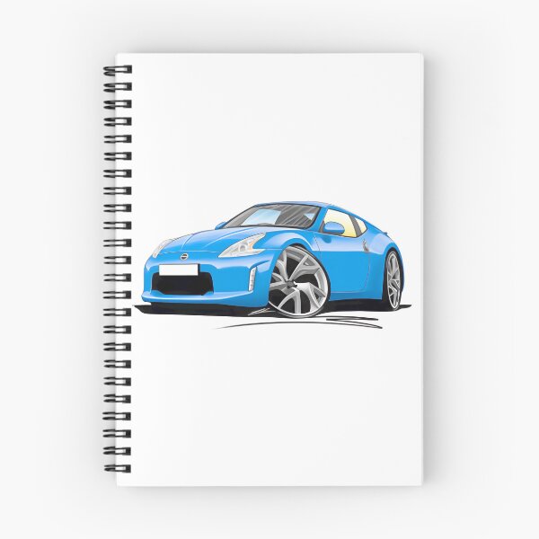 Item preview, Nissan Z Blue Car Caricature - Fun Sports Car Art PERFECT GIFT FOR YOU AND FRIENDS designed and sold by ziyat123.
