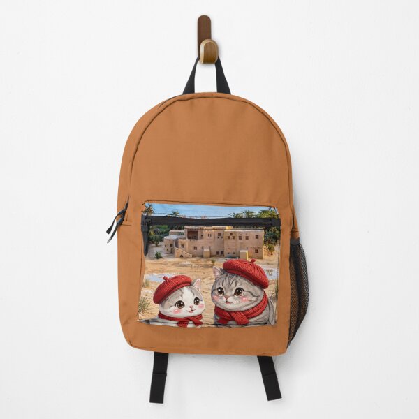 Item preview, Kawaii Cats in Egyptian Oasis - Freda and Junior Desert Village designed and sold by MAISON SYLVIE.