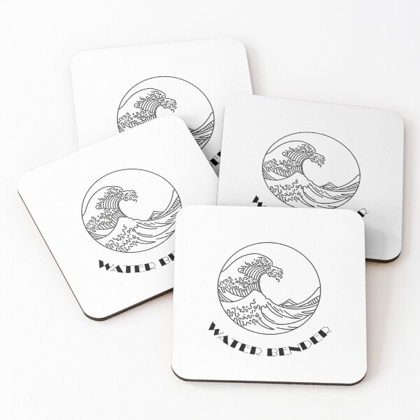 Item preview, Flow Like Water - Minimalist Japanese Wave Emblem T-Shirt designed and sold by fowzi shokri.