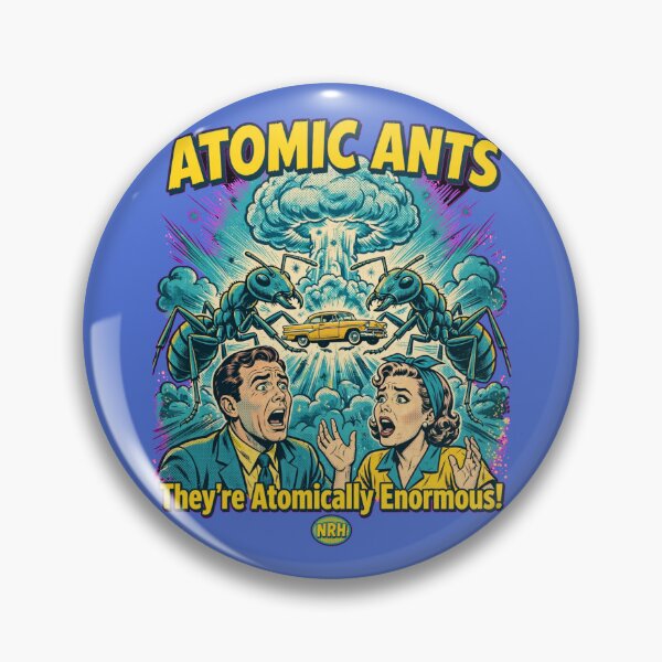 Item preview, Atomic Ants Sci-Fi Movie Poster designed and sold by Normandy Road Heritage™ - Vintage Garage Art.
