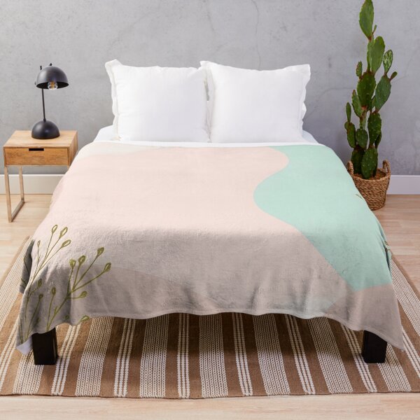 Item preview, Blush Pink Mint Abstract Trendy Collection designed and sold by TrendyDesigne412.