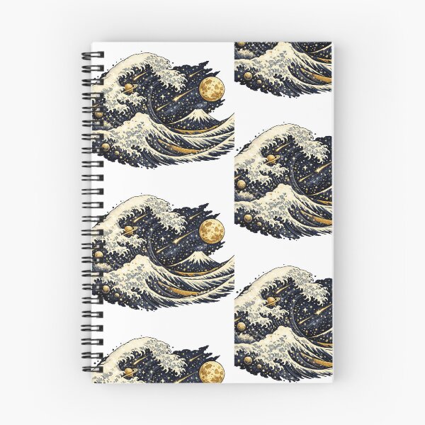 Item preview, Celestial Great Wave Cosmic Galaxy Art designed and sold by Ink-verse-.
