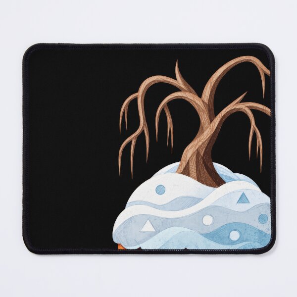 Item preview, Willow on a floating island – cool geometric nature art designed and sold by Mediatoni.
