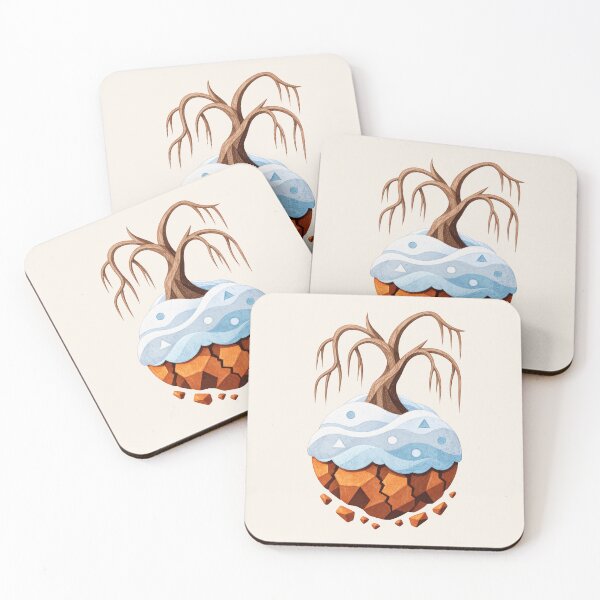 Item preview, Willow on a floating island – cool geometric nature art designed and sold by Mediatoni.