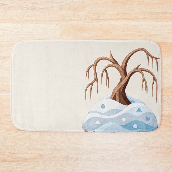 Item preview, Willow on a floating island – cool geometric nature art designed and sold by Mediatoni.