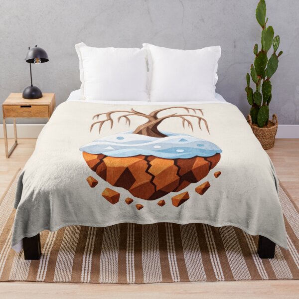 Item preview, Willow on a floating island – cool geometric nature art designed and sold by Mediatoni.