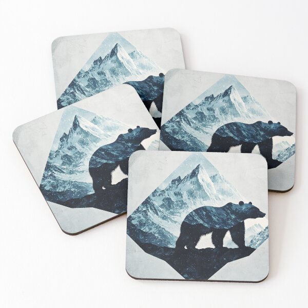 Item preview, 3d Render Of Geometric Bear Mountain, Cool designed and sold by Checho30.