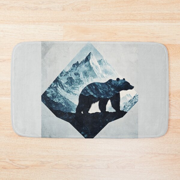 Item preview, 3d Render Of Geometric Bear Mountain, Cool designed and sold by Checho30.