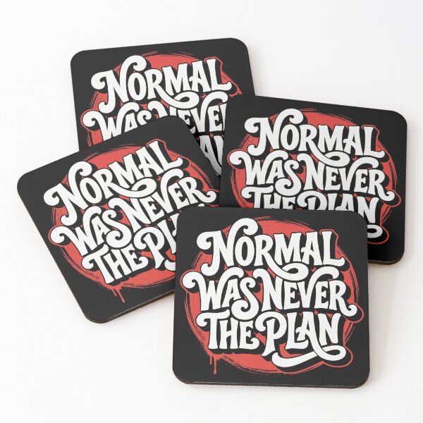 Item preview, Normal Was Never the Plan Bold Rebel Typography designed and sold by TripleFour444.