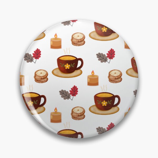 Item preview, Cozy Autumn Hot Drink, Cookies and Fall Leaves designed and sold by BigDigital.