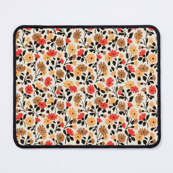 Item preview, Retro Orange Floral Pattern – Vintage Ditsy Flower Design designed and sold by Good_Things.